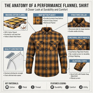 Breathable Sports Wear Motorcycle <b>Flannel</b> Shirts High Performance Customized Motorcycle <b>Flannel</b> Shirts - Product Image 5