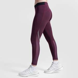 กางเกงออกกำลังกายเอวสูงไร้ตะเข็บ รุ่น Charge Fitness Leggings สีแดงเลือดหมู ไซส์ XXS-XXL ออกแบบตามสั่ง ODM ผลิตจากวัสดุสแปนเด็กซ์/ไนลอน - Product Image 3