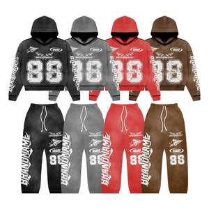 Chándales de entrenamiento estampados con diseño de logotipo personalizado de alta calidad 100% para hombres, chándales personalizados para correr para Unisex - Product Image 1