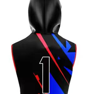 Couleurs et motifs d'équipe personnalisables Uniforme de football 7 contre 7 avec manches courtes Panneaux en maille respirants Logo personnalisé - Product Image 5