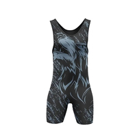 Singlets de lutte pas cher pour hommes sur mesure impression sublimée tenue de combat drôle singulet d'haltérophilie à vendre
