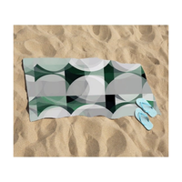 Luxury Oversized 100% Cotton Beach Towels 100x200cm 620GSM GOTS Certified Durable Sand Proof Soft Washable For Poolside Relax