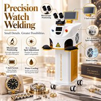 Soudeuse laser 200W YAG pour la réparation de montres, soudage de boîtiers en acier inoxydable et applications de micro-précision