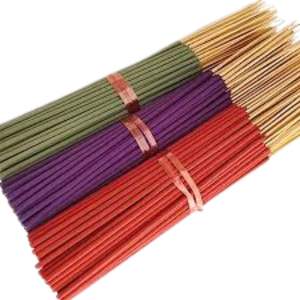 Vente directe d'usine, bâtonnets d'encens écologiques en bois de santal et encens de frankincense, emballage en boîte carton, exportés d'Inde - Product Image 1