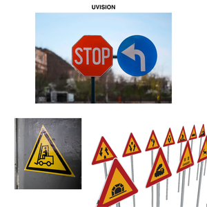 สติกเกอร์ติดรถยนต์กันน้ำแบบกำหนดเองได้ ป้ายเตือนจุดบอด ป้ายเตือนมุมมอง ป้ายเตือนมุมอับเพิงเพื่อความปลอดภัยที่ดีขึ้น - Product Image 2