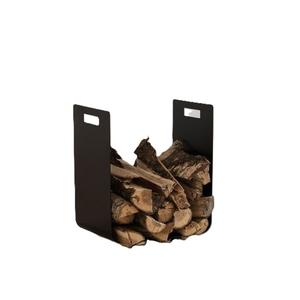 High Arrival Firewood <b>Rack</b> in Rusted Metal Ideal for Stylish <b>Indoor</b> Outdoor Wood Holder & Tabletop Accessories - Product Image 2