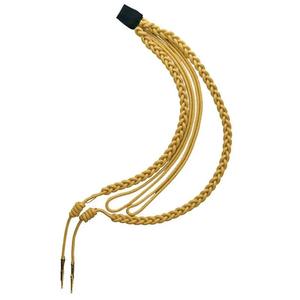 Aiguillette Cuerdas de hombro Silbato de metal 100% Tela viscosa Equipo uniforme personalizable Defensa personal - Product Image 2