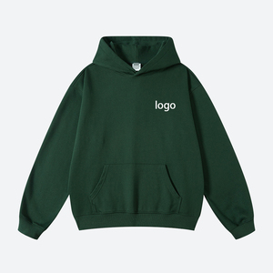 Nueva moda personalizada Color sólido peso pesado niños Sudadera con capucha de alta calidad de gran tamaño gota hombro Vintage cremallera Sudadera con capucha niños - Product Image 4