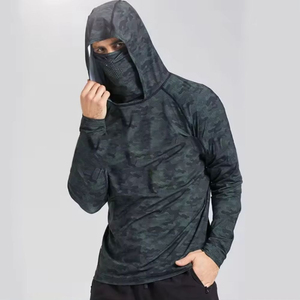Sudadera de Pesca con Protección Solar UPF50+, Secado Rápido, Camuflaje, 100% Poliéster, Impermeable, Talla Grande XL, Transpirable, Estampada, Ropa Deportiva - Product Image 3