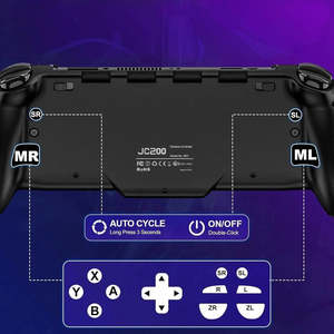 จอยไร้สายสำหรับ Nintendo Switch พร้อมฟังก์ชั่นสั่น Turbo และไฟแสดงสถานะ รองรับการเชื่อมต่อผ่านบลูทูธ ใช้งานร่วมกับหน้าจอได้ - Product Image 5