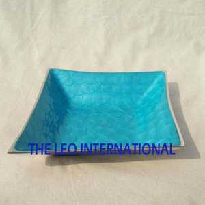 Moderno y Elegante Plato de Aluminio Apto para Lavavajillas, Decoración de Hogar de Lujo, Centro de Mesa para Fiestas y Navidad, Tazón para Servir Comida - Product Image 3