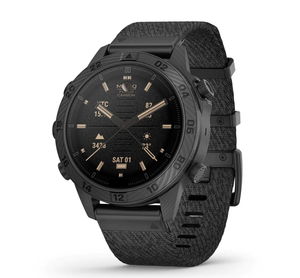 Montre connectée tactique MARQ Commander Gen 2 Carbon Edition 46 mm avec écran LCD, boîtier en fibre de carbone fusionnée et aluminium, GPS, fonctionnalités tactiques, étanche, compatible Android et iOS - Product Image 1