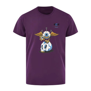 Camiseta estampada de calidad premium para hombre, 100% algodón, corte holgado, transpirable, para verano. - Product Image 1