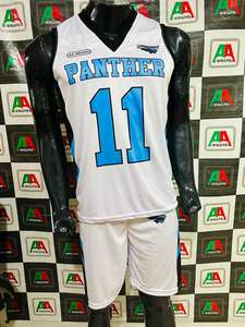 Ensembles d'uniformes de basket-ball à sublimation personnalisée short et chaussettes en jersey blanc de bonne qualité grandes tailles prix de gros bas - Product Image 2