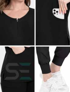 Prix de gros oem gommages extensibles de marque privée personnalisés uniforme d'allaitement uniforme d'hôpital en gros - Product Image 6