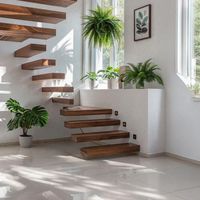 Escaliers flottants ouverts CBMMart | Design minimaliste d'escalier pour loft, duplex ou espaces commerciaux