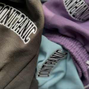 Ensemble de vêtements pour hommes en molleton lourd 360 GSM, fermeture éclair intégrale, coupe ample, streetwear, hiver, séchage rapide, pantalon de survêtement, sweat-shirt, broderie, nouveauté - Product Image 6