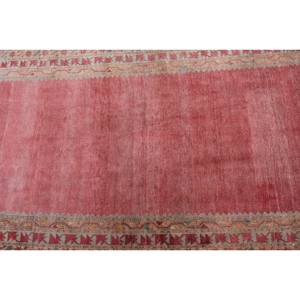 พรมขนสัตว์สีเบจสีแดงคลาสสิกขนาด4.7 x 10.1ft กิโลกรัมพื้นที่ขนาดใหญ่สไตล์ตุรกีสี่เหลี่ยมผืนผ้าเย็บปะติดปะต่อกันด้วยน้ำยาง10มม. สำหรับใช้ในห้องโถงห้อง - Product Image 5