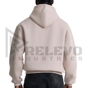 Sweat à capuche oversize unisexe en coton premium 420 g/m², à épaules tombantes, personnalisé, lourd, court, sans marque, pour hommes - Product Image 3