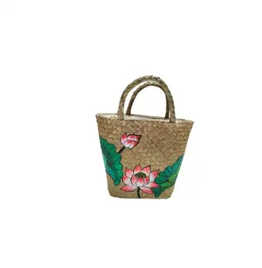 Vietnamische lackierte handgewebte Summer-Seegras-Wickeltasche mit Top-Qualität für modische Handwerk-Damen-Tasche Geschenk (Whatsapp 0084587176063) 99GD