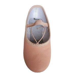 Chaussons de danse en cuir véritable à semelle souple, légers, flexibles et confortables pour l'entraînement unisexe – Vente en gros - Product Image 3