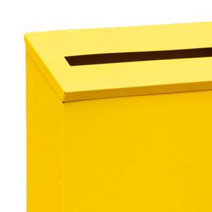 Sleek Design Metal Mail Box Rustproof Weatherproof Letter Intake <b>Cabinet</b> <b>Outdoor</b> Wall Installation Use Seasonal Protection POST - Product Image 2