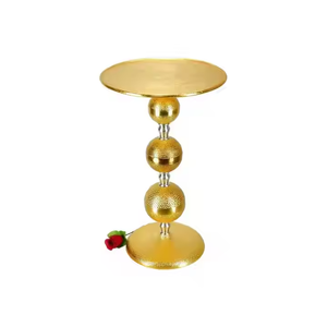 โต๊ะกาแฟหรูหราโต๊ะโลหะดีไซน์นอร์ดิกที่ทันสมัยสำหรับตกแต่งห้องนั่งเล่นที่บ้านชุดทรงกลมล่าสุดราคาพิเศษ - Product Image 1