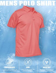 Polos informales de alta calidad OEM a precio de fábrica para hombre, Polo bordado transpirable de secado rápido a granel para Polo personalizado - Product Image 5