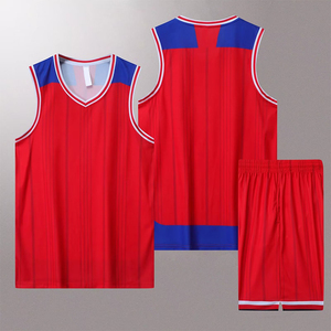 ชุดเครื่องแบบบาสเก็ตบอลของผู้ชายชุดบาสเก็ตบอลระบายอากาศและใส่สบายออกแบบได้ตามต้องการล่าสุด - Product Image 4