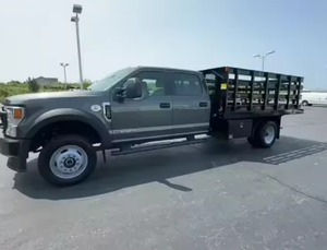Camion-grue d'occasion pour Ford F-550 2020, flèche de 37 pieds / nacelle élévatrice - AT37G, élévateur aérien automatique, faible kilométrage - Product Image 6