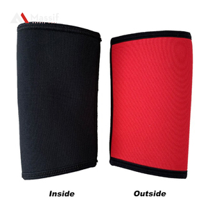 Manchons de protection professionnels en néoprène avec poignée antidérapante Conception respirante pour la musculation Powerlifting (épais) - Product Image 6