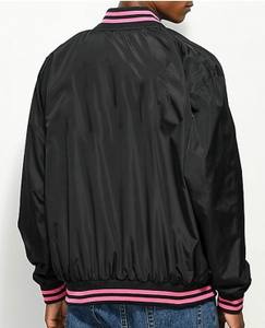 Chaqueta de Lana de Alta Calidad Personalizada por el Fabricante OEM para Hombre, Nueva Chaqueta de Invierno Larga con Bordado de Chenilla, Relleno de Algodón, Secado Rápido - Product Image 3