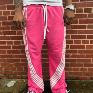 High Quality 100% Cotton Flared Baggy Sweatpants Vintage Acid Wash Design Custom Men's Casual <b>Trousers</b> - Product Image 5