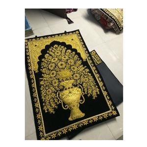 Alfombra de hilo de diseño moderno con piedras semipreciosas para decoración de eventos de Villa de hotel, producto de venta de exportación de proveedores indios - Product Image 5