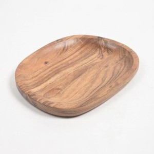 Luxury High Quality Solid Acacia Wood Handmade Modern <b>Breakfast</b> Serving <b>Tray</b> Customizable Glass Plate Custom Logo Commercial - Product Image 4