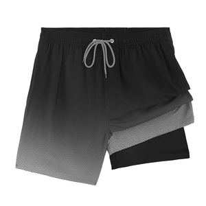 Breathable <b>Men's</b> Sport <b>Swimming</b> <b>Shorts</b> Kids Summer Fitness Beach <b>Shorts</b> with Drawstring Waist Solid <b>Pattern</b> Ropa De Hombre - Product Image 3