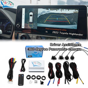 Caméra de voiture panoramique automatique à 360 degrés DVR pour <span class=keywords><strong>2022</strong></span> Toyota Highlander Revo Bird View Système de navigation d'aide à l'inversion - Product Image 1
