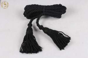 Vente en gros sur mesure cordon de coton torsadé corde tresse tous les cordons d'accessoires d'uniforme pour sacs et vêtements avec revêtement de finition - Product Image 2