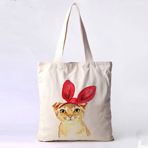La mejor oferta, bolsa de algodón reutilizable ecológica, patrón de logotipo personalizado, bolsa de compras de lona, diseño de hombro cómodo para pedidos en línea - Product Image 6
