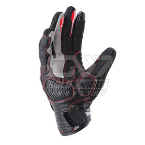 Nouveauté en promotion : Gants de moto en cuir pour homme, de protection, pour la course, pour motard, compatibles écran tactile, antidérapants - Product Image 5
