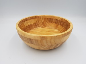 Cuenco de bambú Natural duradero, respetuoso con el medio ambiente, decoración para sopa, ensalada, fruta y aperitivos - Product Image 5