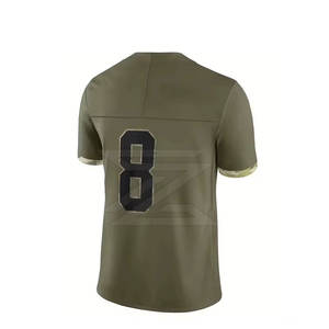 Maillot de football américain confortable à manches courtes pour hommes, grande taille, vêtements de sport - Product Image 6