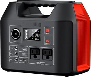 Nouvelle station d'alimentation portable de première classe 300W 296Wh Batterie lithium-ion 110V Sortie AC onde sinusoïdale pure Port RV Camping en plein air Chasse - Product Image 1