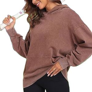 Wholesale <b>Women's</b> Cropped Hoodie with Custom Made <b>Fleece</b> Lining 100% Cotton <b>Black</b> Sky Script Logo Winter Streetwear - Product Image 6