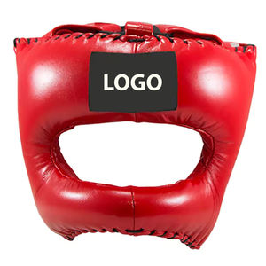 Protectores de cabeza de boxeo de entrenamiento profesional Unisex, protección de cabeza de artes marciales de cuero PU de alta calidad, cascos de boxeo con logotipo personalizado - Product Image 6