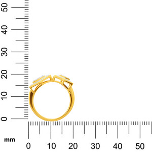 Anillo de Lujo de Oro Amarillo de 18K con Doble Hexágono y Racimo de Diamantes para Mujer, Diseño de Halo Abierto, Joyería Fina, Proveedor Mayorista - Product Image 5