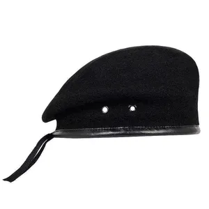 Fashion Accessories Men Beret Caps Color Adults Wear Outdoor Wear Beret Caps Custom Logo Ceremonial Beret Caps OME Service