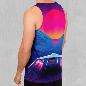 เสื้อกล้ามสำหรับวิ่งออกกำลังกายของผู้ชายเสื้อออกกำลังกายพิมพ์ซับลิเมชันตามสั่ง - Product Image 4