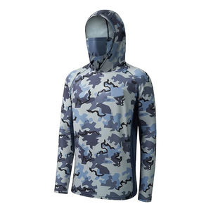 Moda 2025, Jersey de pesca de manga larga para hombre, sudaderas con capucha de verano de secado rápido transpirables, características transpirables de secado rápido, sublimación DTF - Product Image 3