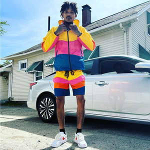 Conjunto de chándal cortavientos de la mejor calidad para hombre, conjuntos de dos piezas de talla grande hechos en Pakistán - Product Image 1